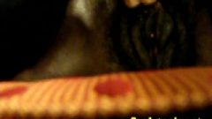 Ebony Close Up Meaty Pussy Massive Clit Rub