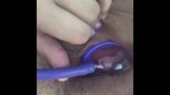 Clit Pumping Creamy Pussy