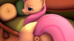 MLP Fluttershys Pink Pussy Pumping