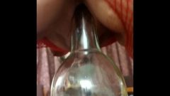 Huge Clit Play With Wine Bottle (full Video)