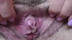 Masturbating My Huge Clit In Close Up And Making My Hairy Pussy Naughty