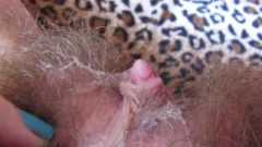 My Wet Cummy Hairy Huge Clit Pussy
