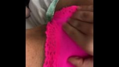 Yummy Panty Tease With Massive Clit