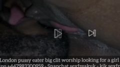 London Twat Eater Massive Clit Licking Orgasm