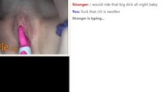 Omegle Moaning Nubile Toys Her Swollen Clit To Orgasm