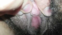 Close Up Hairy Fanny Pee And Swollen Clit Play