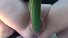 Cucumber In Pumped Fanny